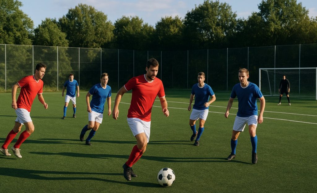 fodboldsbaner i private boligområder